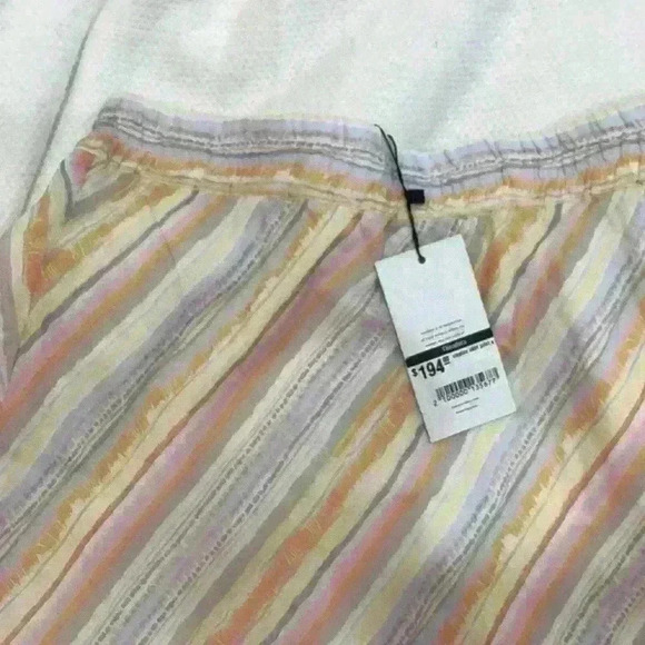 SUNDAYS clapton skirt summer beach vacation $198 watercolor boho colorful new - Picture 2 of 4